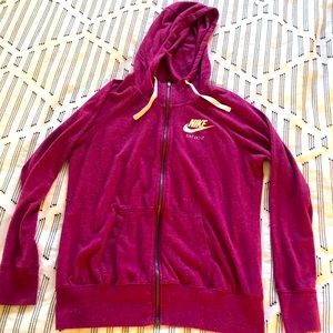 Nike zip up sweatshirt